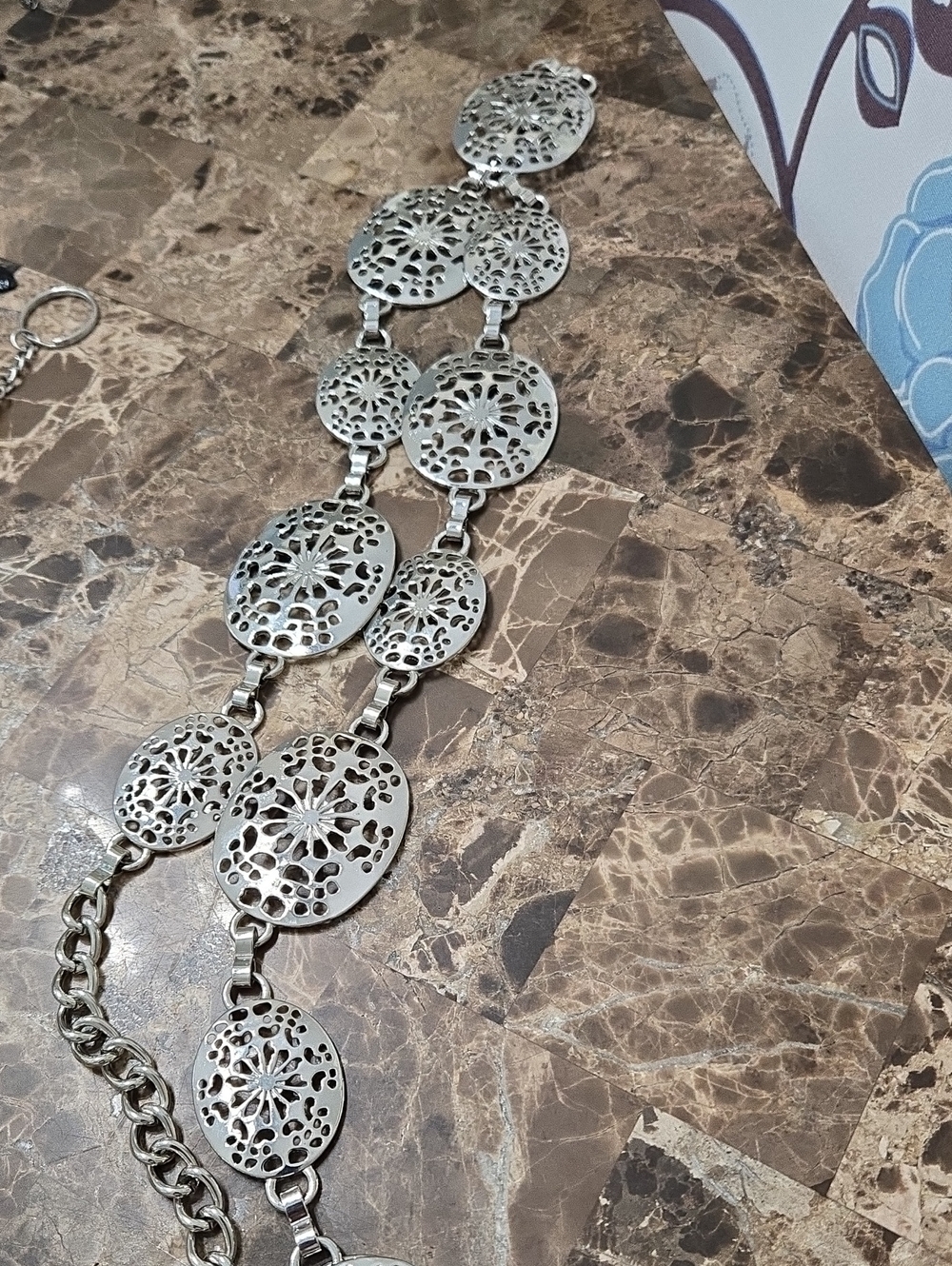 Silver Concho Style Statement Belt